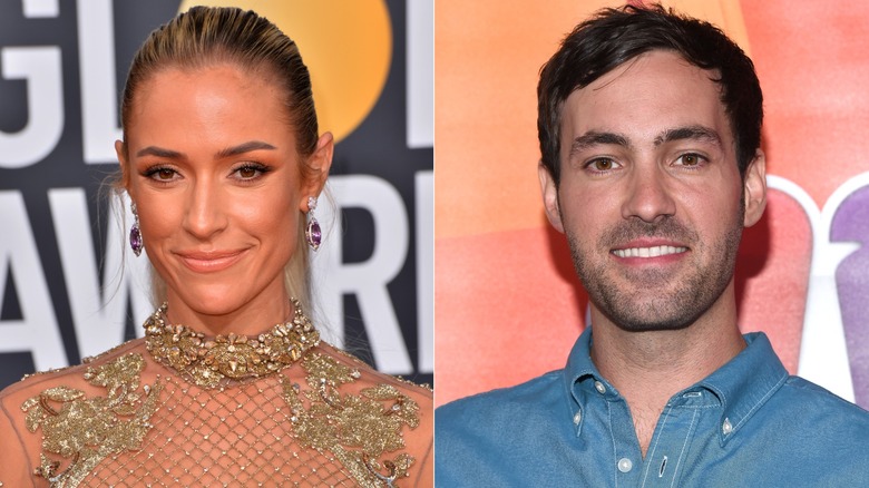 Kristin Cavallari smiles at the 2019 Golden Globe Awards (2019), Jeff Dye attends "Better Late Than Never" Premiere Press Screening in Hollywood (2016)