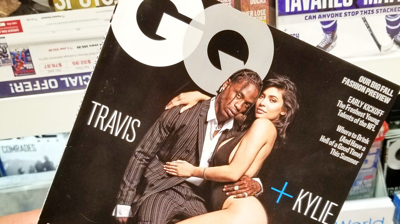 GQ cover of Travis Scott and Kylie Jenner