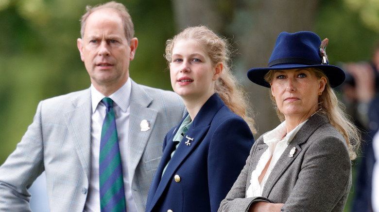 Sophie, Duchess of Edinburgh, Prince Edward, and Lady Louise