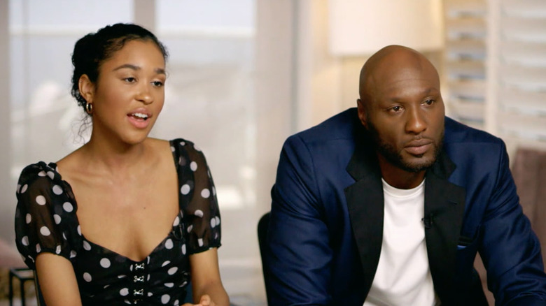 Destiny Odom and Lamar Odom