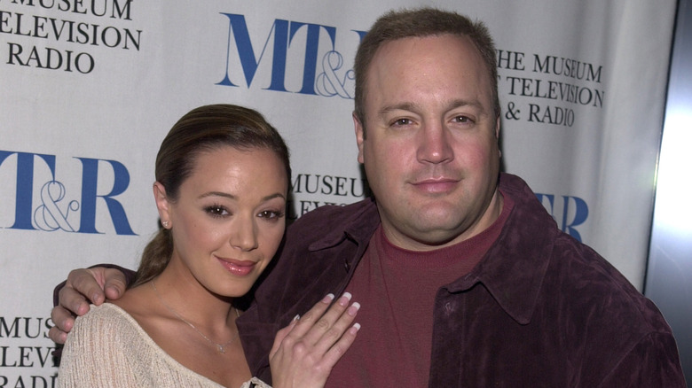 Leah Remini and Kevin James