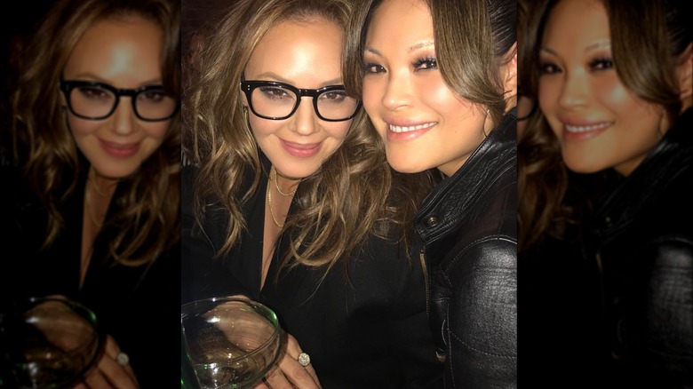 Leah Remini and Steffiana de la Cruz