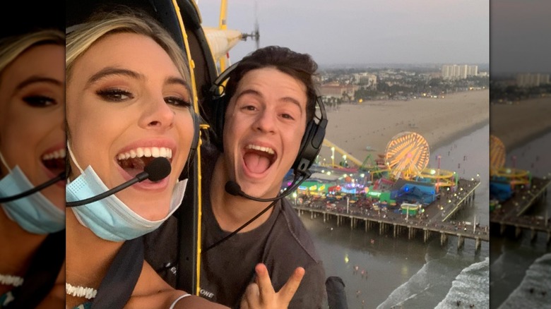 Lele Pons and Guaynaa in helicopter