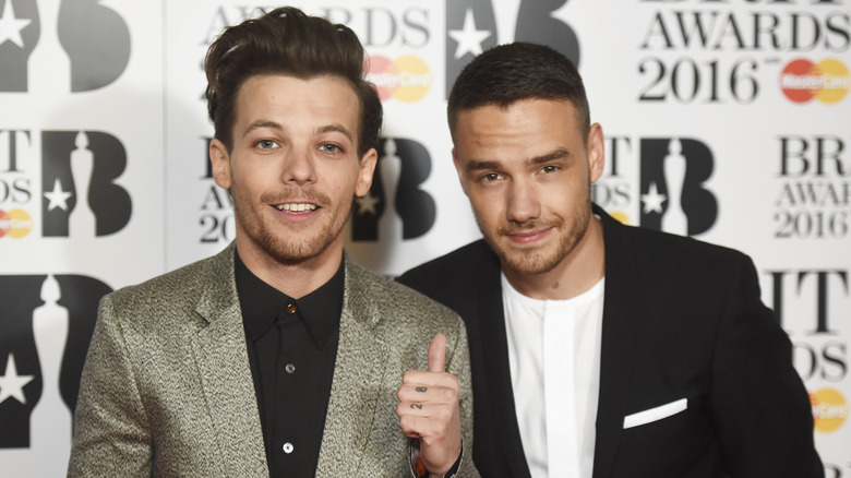 Liam Payne and Lous Tomlinson posing 2016