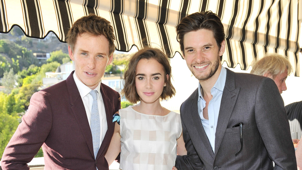 Lily Collins, Eddie Redmayne and Ben Barnes