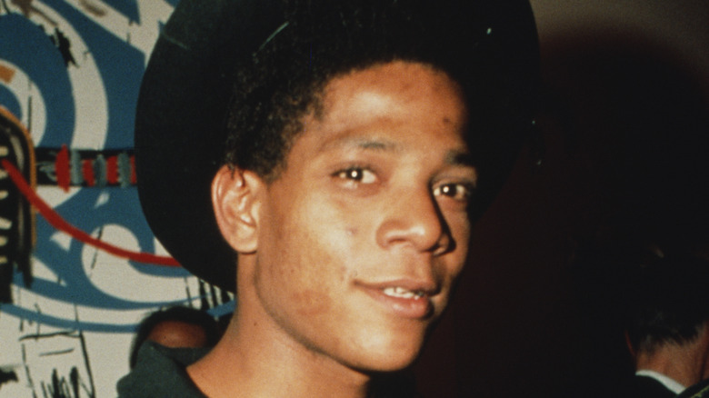 Jean-Michel Basquiat close-up