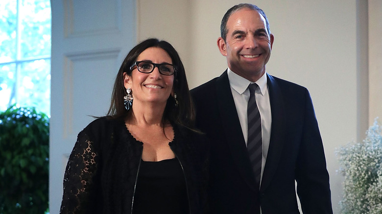 Bobbi Brown and Steven Plofker smiling