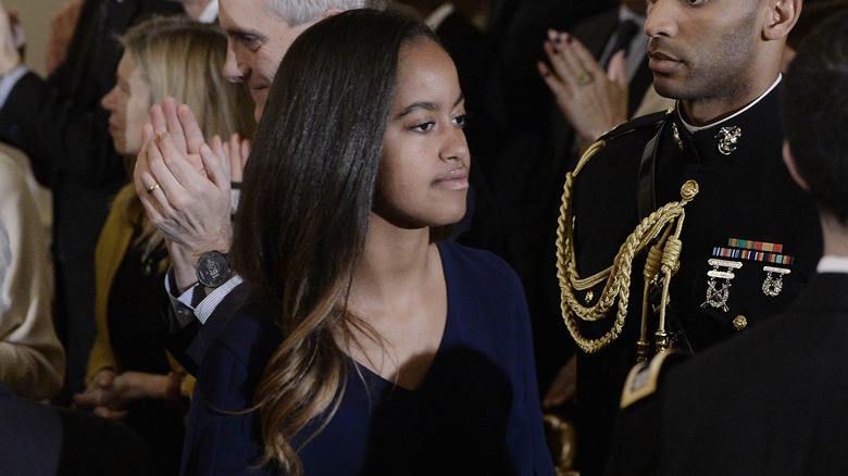 Malia Obama at the White House