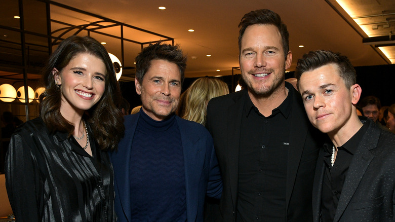 Katherine Schwarzenegger, Rob Lowe, Chris Pratt, John Owen Lowe