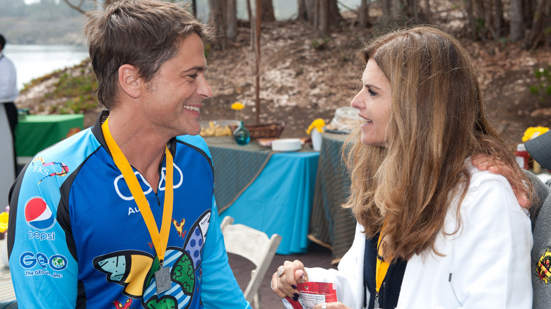 Rob Lowe and Maria Shriver