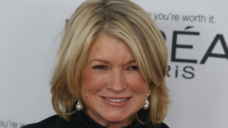 Martha Stewart posing for photo