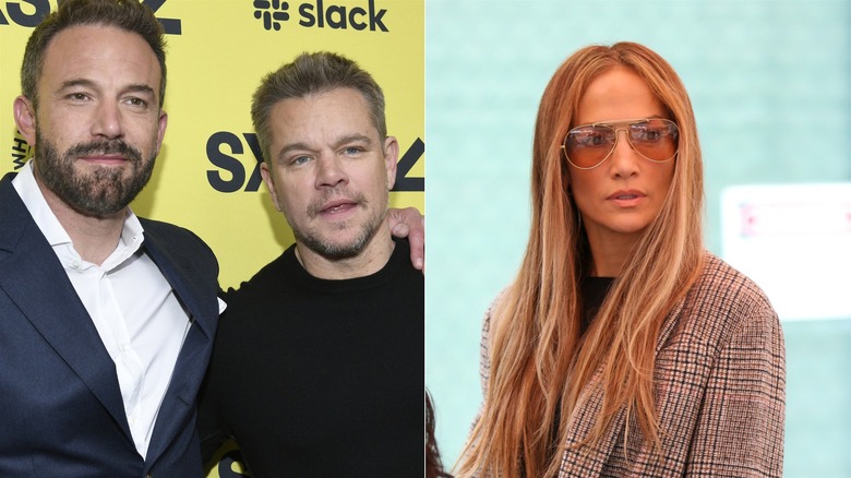 Ben Affleck, Matt Damon, and Jennifer Lopez