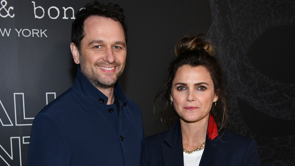 Matthew Rhys and Keri Russell attending an event together