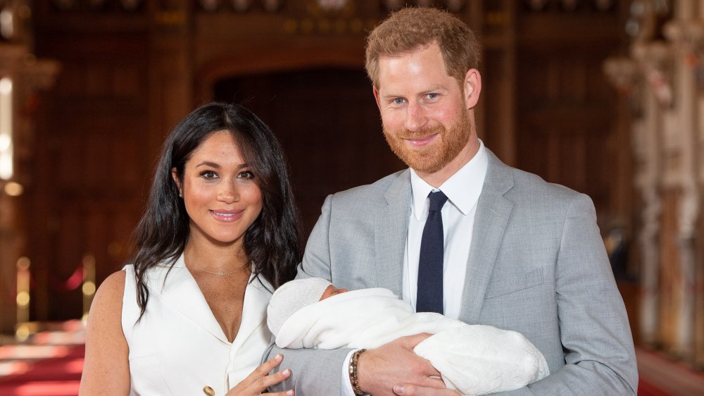 Meghan, Harry and their son, Archie