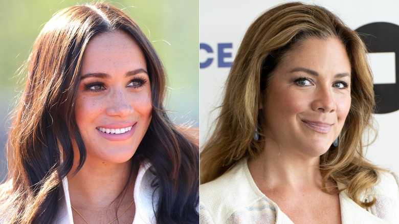 Split image of Meghan Markle & Sophie Trudeau