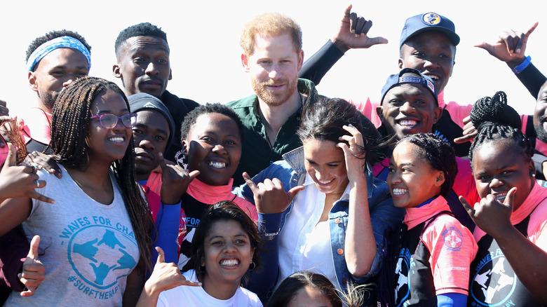 Prince Harry, Meghan Markle, African students