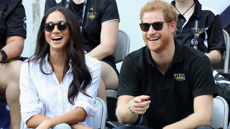 Meghan Markle, Prince Harry laughing