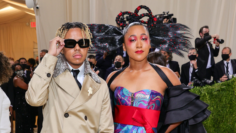 Cordae and Naomi Osaka attend the Met Gala