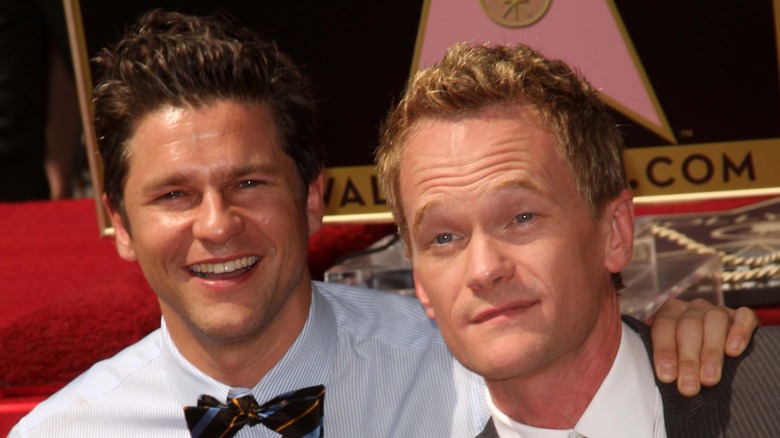 Neil Patrick Harris and David Burtka at the Hollywood Walk of Fame Star Ceremony