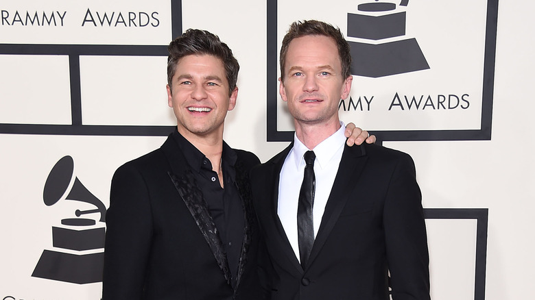 Neil Patrick Harris and David Burtka at the Grammys