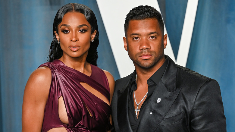 Ciara and Russell Wilson posing together