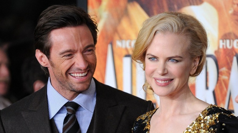 Nicole Kidman and Hugh Jackman on the red carpet