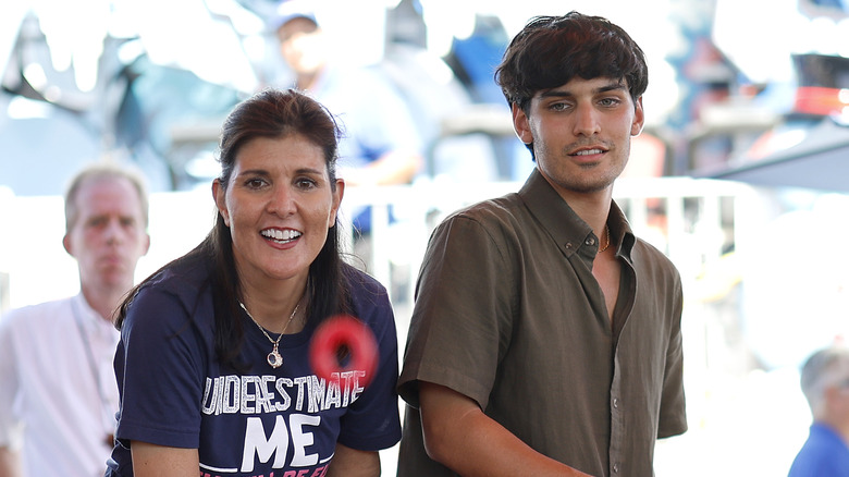 Nikki Haley and her son, Nalin