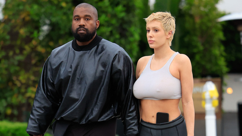 Kanye West and Bianca Censori in 2023