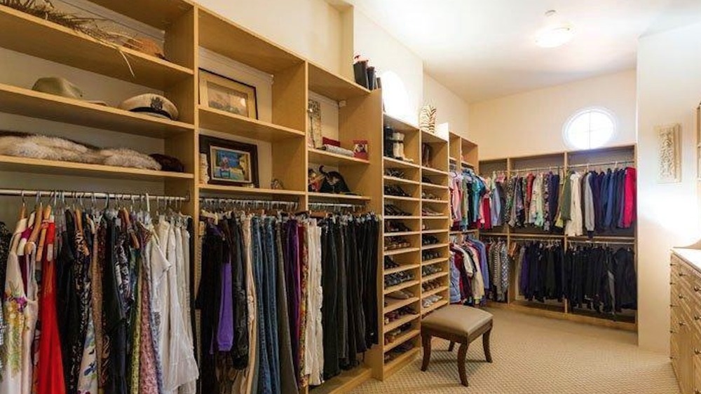 The master closet in Britney Spears' mansion