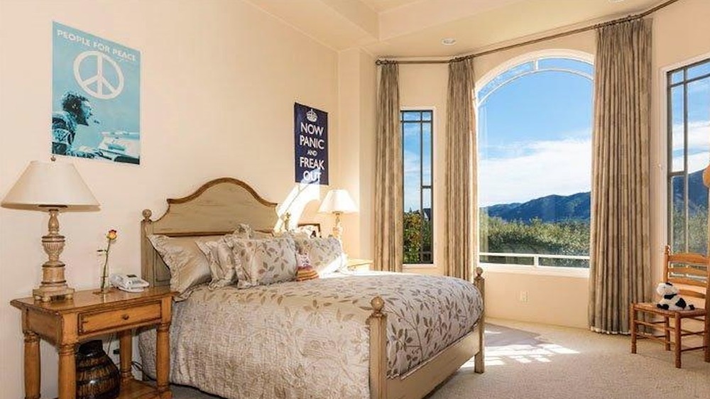 The master bedroom in Britney Spears' Mansion