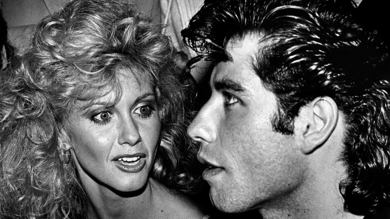 Olivia Newton-John and John Travolta at Grease premiere  