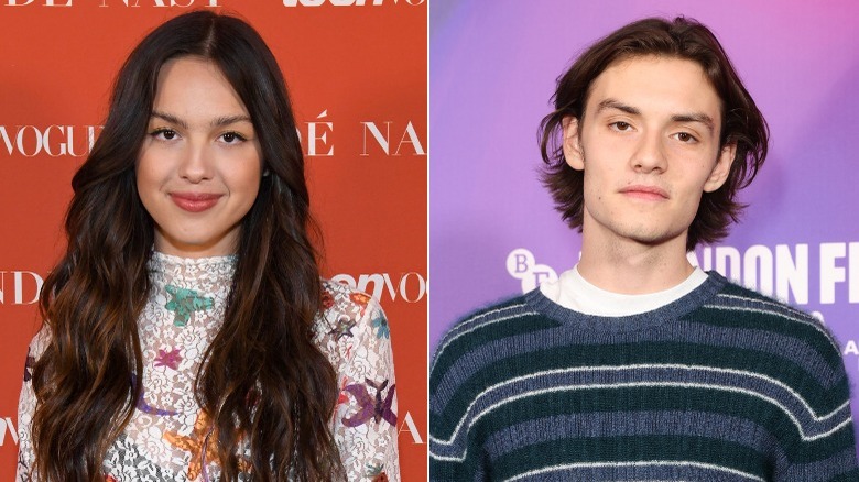 Olivia Rodrigo and Louis Partridge attending events