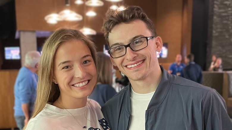 Tess McCracken and Stephen Nedoroscik smiling