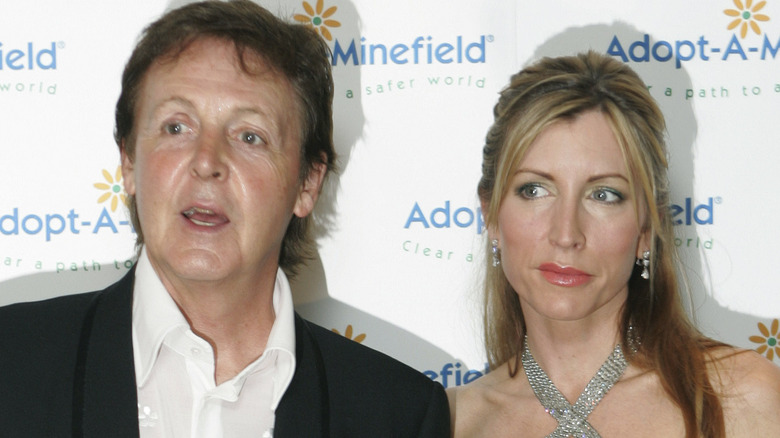 Paul McCartney Heather Mills at event 