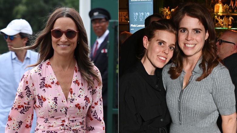 Pippa Middleton, Princess Beatrice, and Princess Eugenie