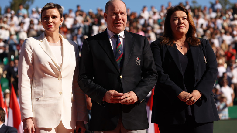 Charlene, Albert, and Mélanie