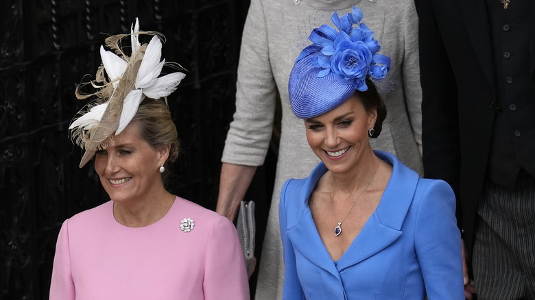 Duchess Sophie and Princess Catherine