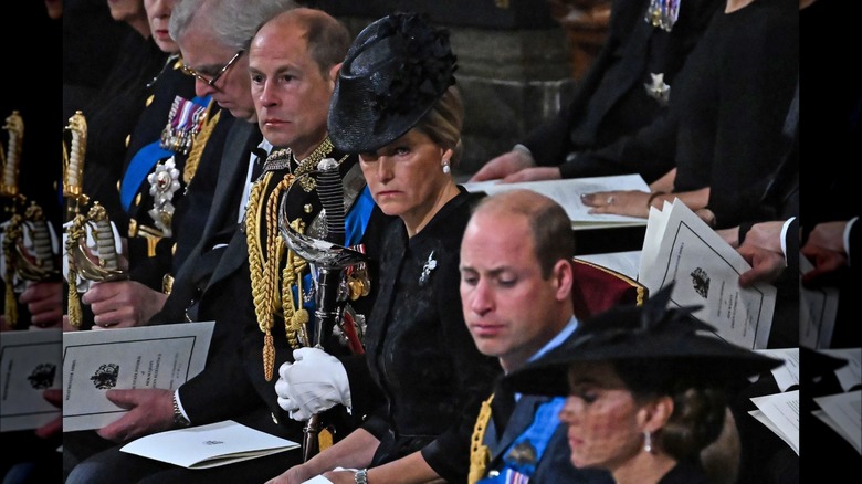 Prince Edward, Duchess Sophie, Prince William, and Princess Catherine