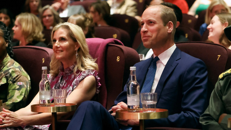 Duchess Sophie and Prince William at a screening