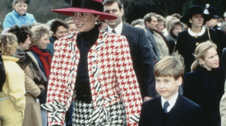 Princess Diana and young William