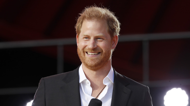 Prince Harry smiling 