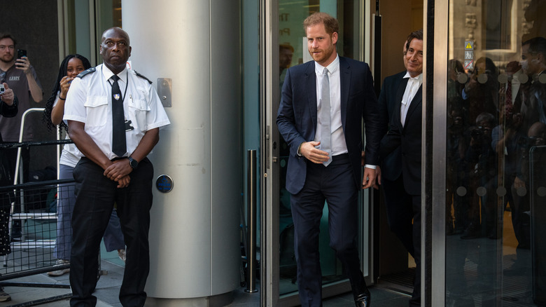 Prince Harry at court 