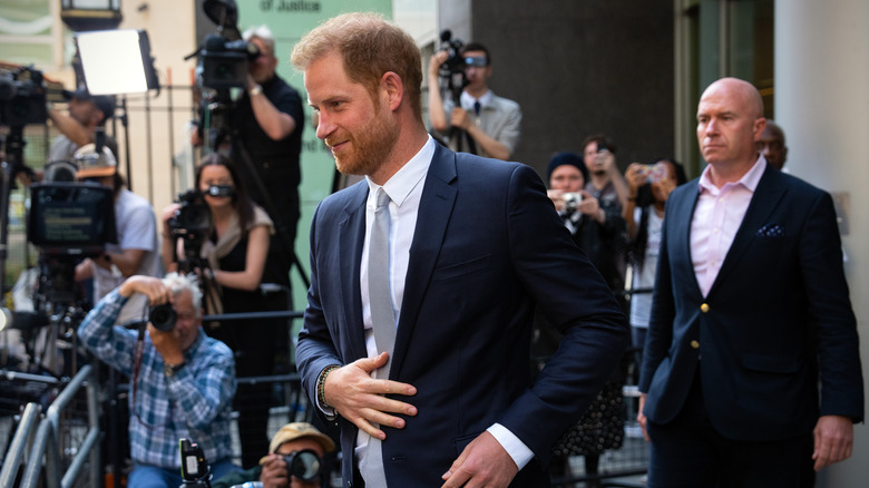 Prince Harry at court 