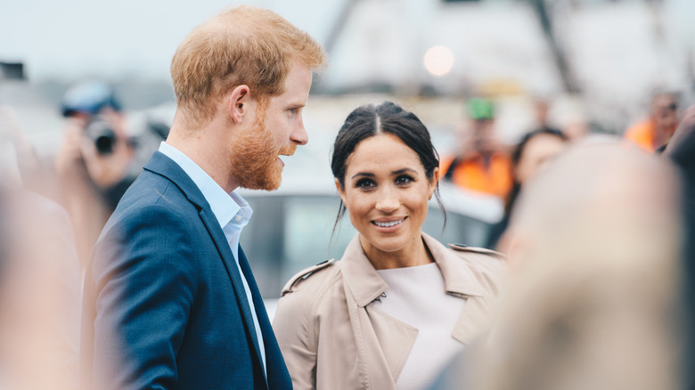 Prince Harry and Meghan Markle in Australia