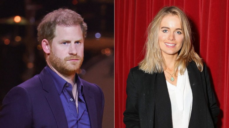 Split image of Prince Harry and Cressida Bonas