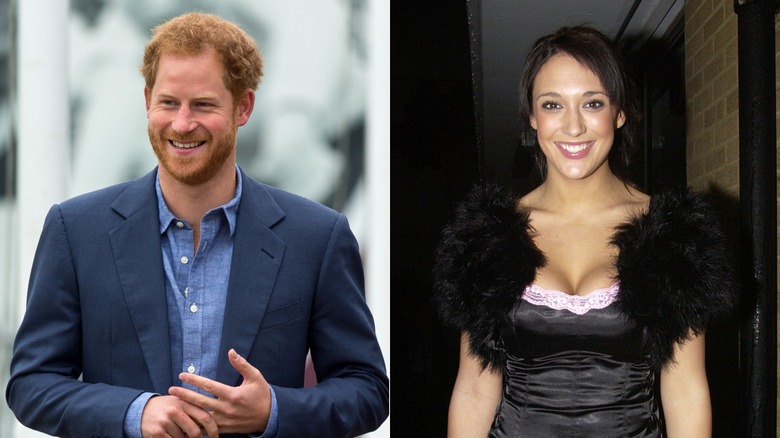 Split image of Prince Harry and Cassie Sumner