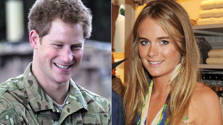 Prince Harry and Cressida Bonas smiling