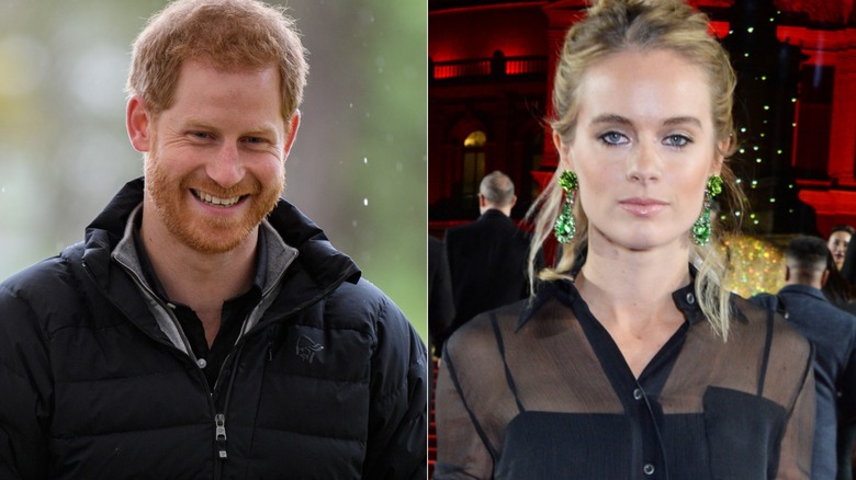 Prince Harry and Cressida Bonas smiling