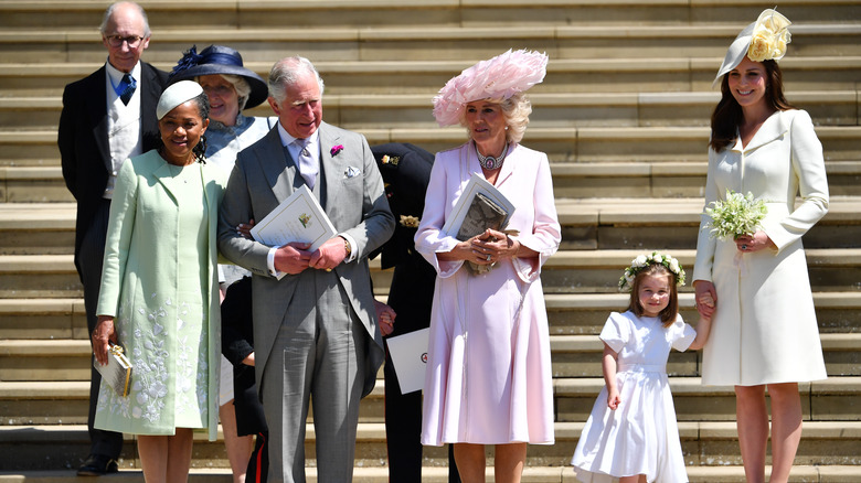 The royal family at Harry and Meghan's wedding