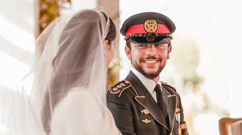 Prince Hussein smiling